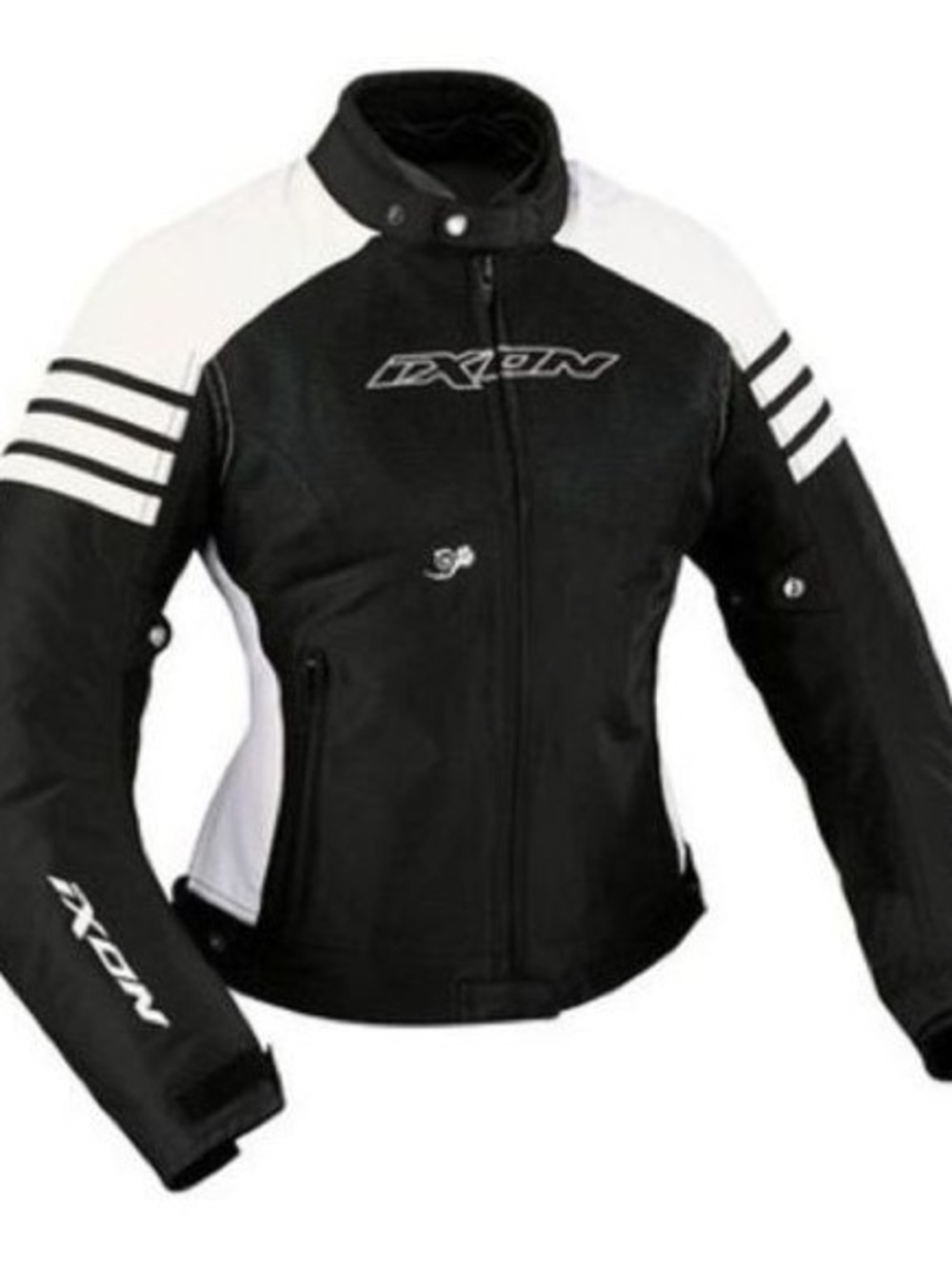 Ixon Women’s Black and White Utility Motorcycle Jacket